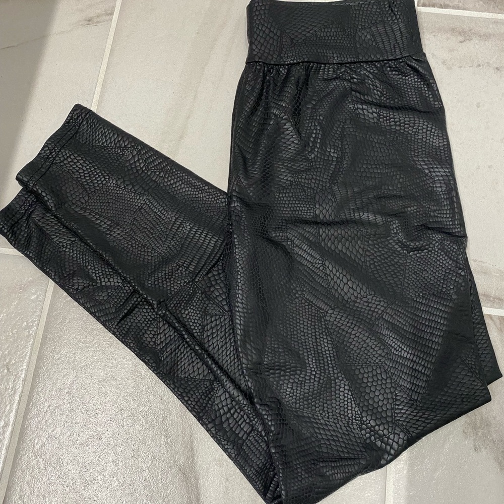Shein snakeskin leggings